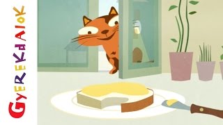 Video thumbnail of "Cirmos cica (Gyerekdalok és mondókák, rajzfilm gyerekeknek)"