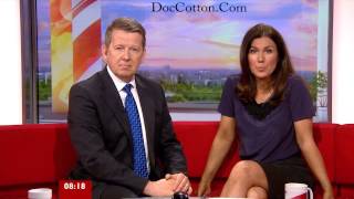 Susanna Reid Wearing Stockings Showing Off Her Legs