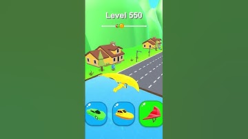 LEVEL 550 Shape shifting game very cool and gnarly hyper casual game.#shapeshifting #shorts #games
