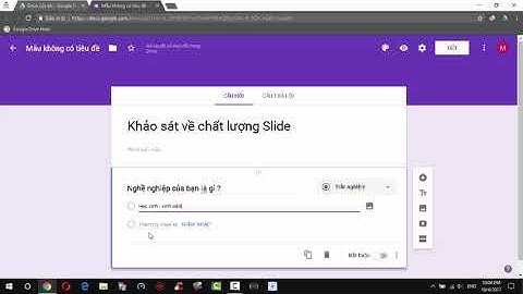 Cách tạo bản khảo sát bằng Google biểu mẫu và gửi đi