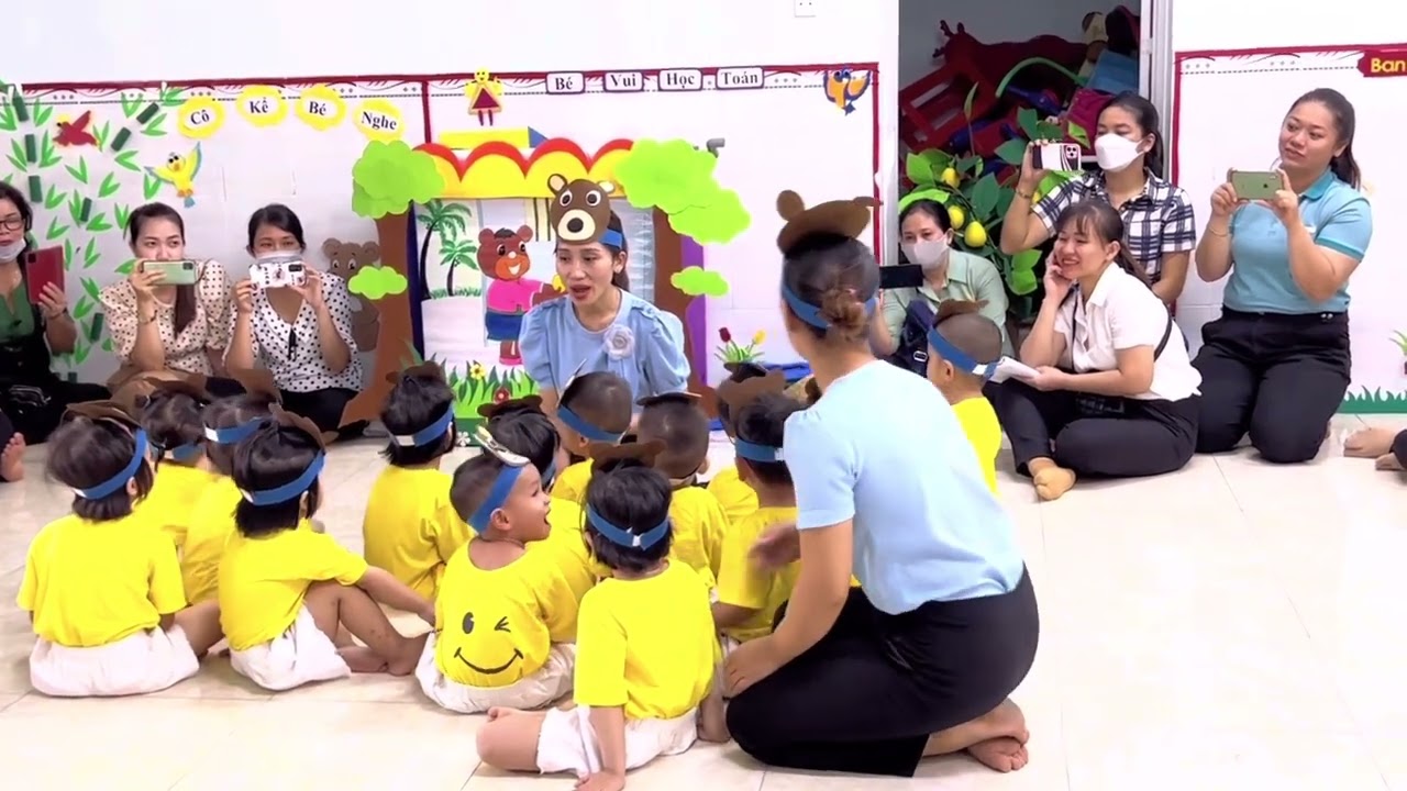 CĐ dạy pp mới, lấy trẻ làm trung tâm. Chuyện Chú Gấu con ngoan. Cô Tú MN Mỹ Xuân (24-36 tháng tuổi)