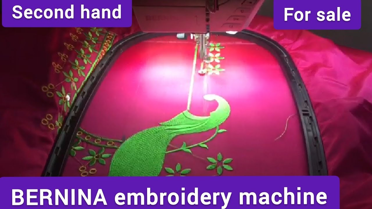 BERNINA embroidery machine for sale. second hand embroidery machine for
