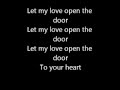 Let my love open the door lyrics