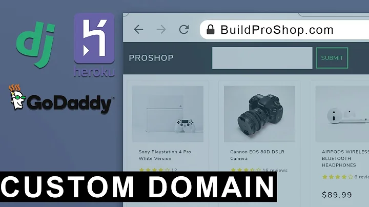 Django Custom Domain Name With SSL Certificate | Heroku + GoDaddy