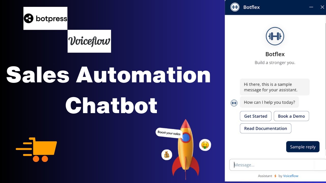 Sales Chatbot | Voiceflow & Botpress - YouTube