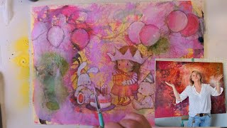 How To Elevate Your Mix Media Art Journal With Layered Napkin Techniques!
