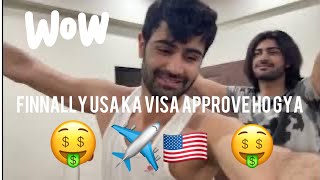 USA visa Approved Finally✈️ | USA KA VISA APPROVE HO GYA| LEAVING PAKISTAN | Shahzaib Rind