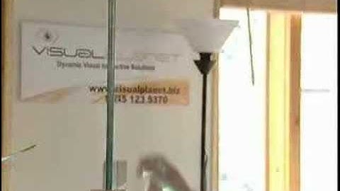 Rear Projection Touch Screen Display