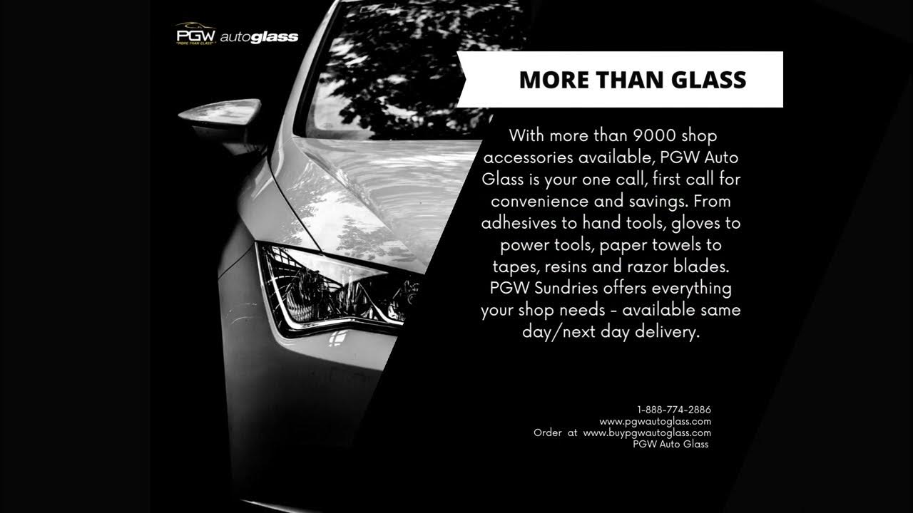 PGW Auto Glass Sundries Video YouTube