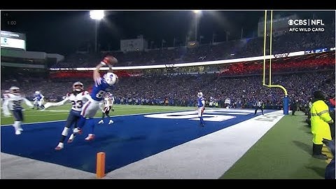 Dawson Knox 1st TD - Bills vs. Patriots AFC Wildcard, 1/15/22