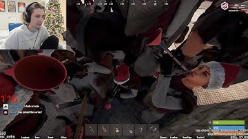 XQC Gets badly STREAMSNIPED in Rust