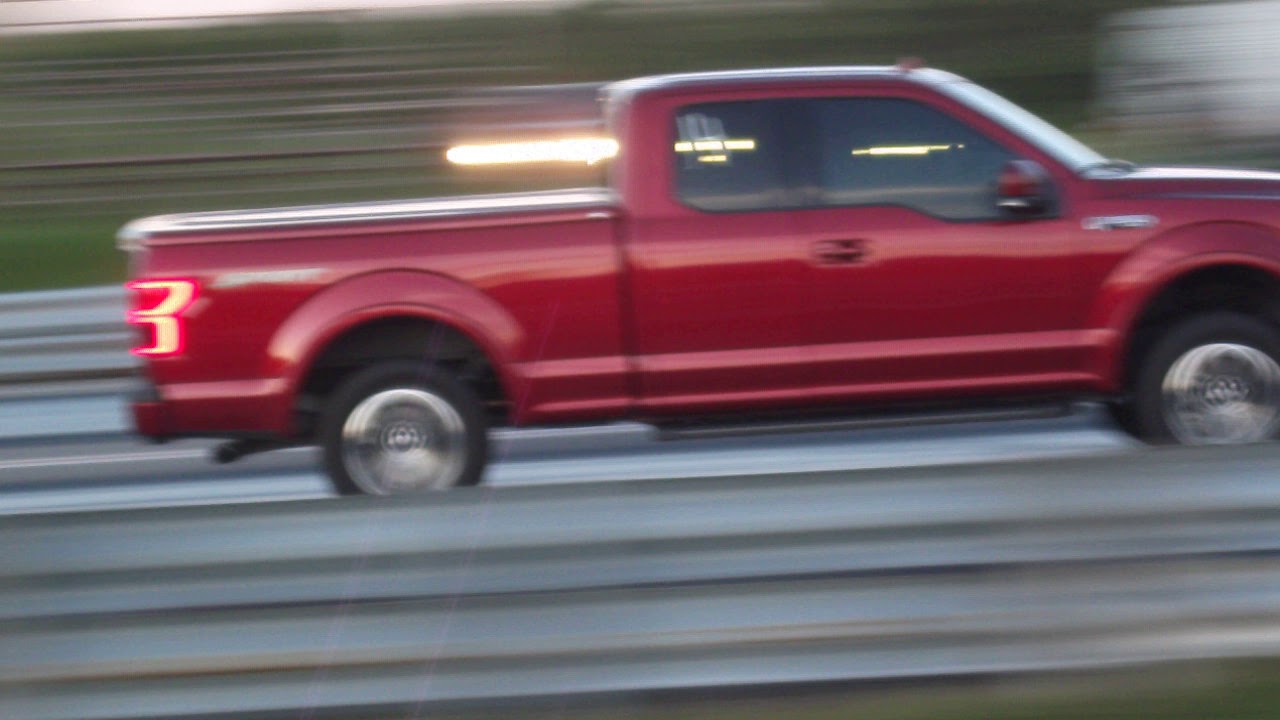 Legitimately fast ecoboost Ford F150. 1/4 mile - YouTube