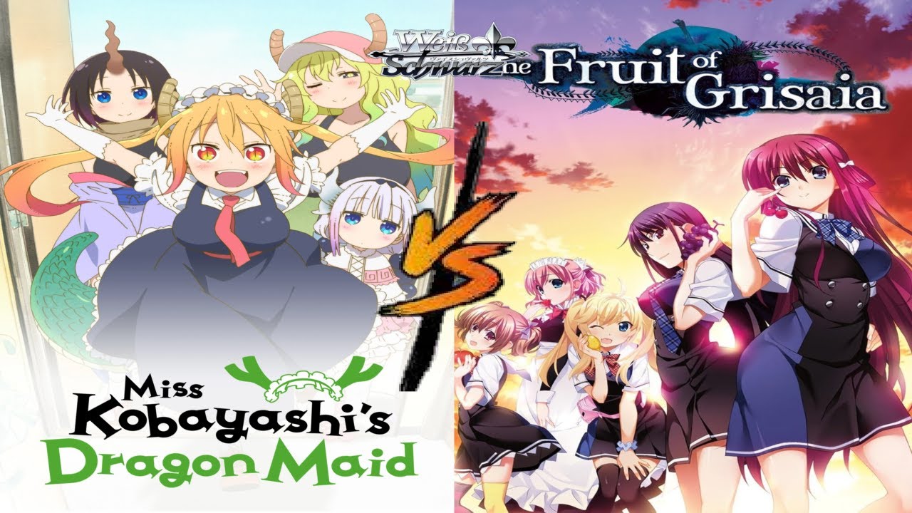 Weiss & Schwarz torneo semanal ronda 1 Kobayashi-san chi no dragon maid vs Grisaia