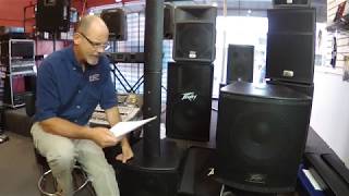 peavey p2 powered line array system