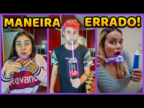 FIZEMOS COISAS ERRADAS POR 24H!! [ REZENDE EVIL ]