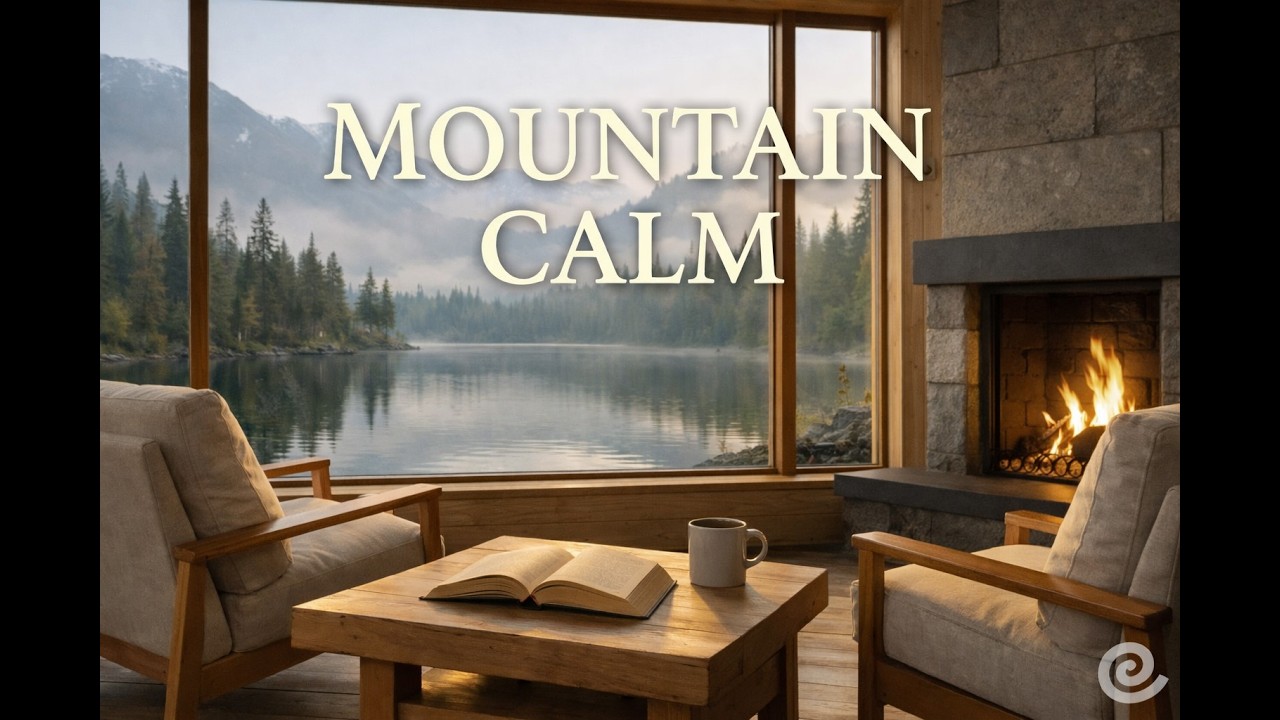 Mountain Calm – Deep Focus Music for Study & Work | Peaceful Lake Cabin Ambience