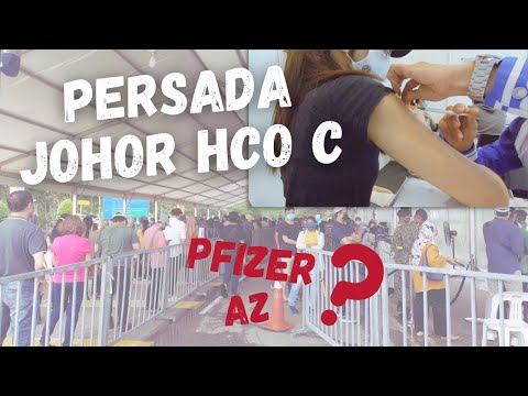 Covid19 Vaccination Vlog Malaysia - Persada Johor (PPV) HCO C Pfizer