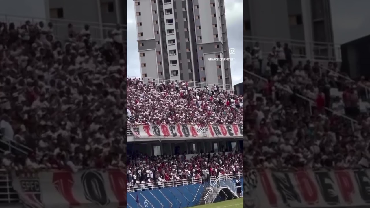 NA POSTAGEM DO BABY, DA INDEPENDENTE, O MOMENTO EM QUE A TORCIDA TRICOLOR DEU O SEU RECADO