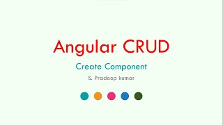 Angular Crud Create Employee Component
