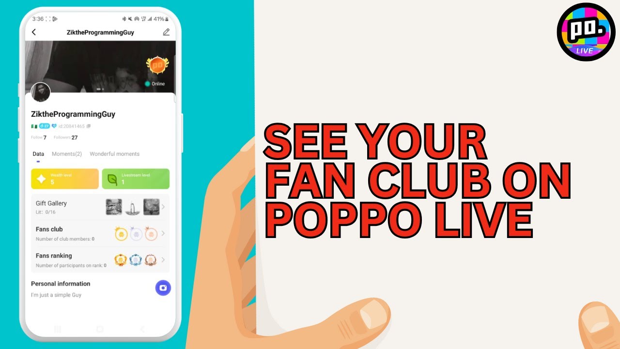 How to See Your Fan Club  On Poppo Live