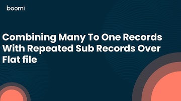 Combining Many To One Records With Repeated Sub Records Over Flat file