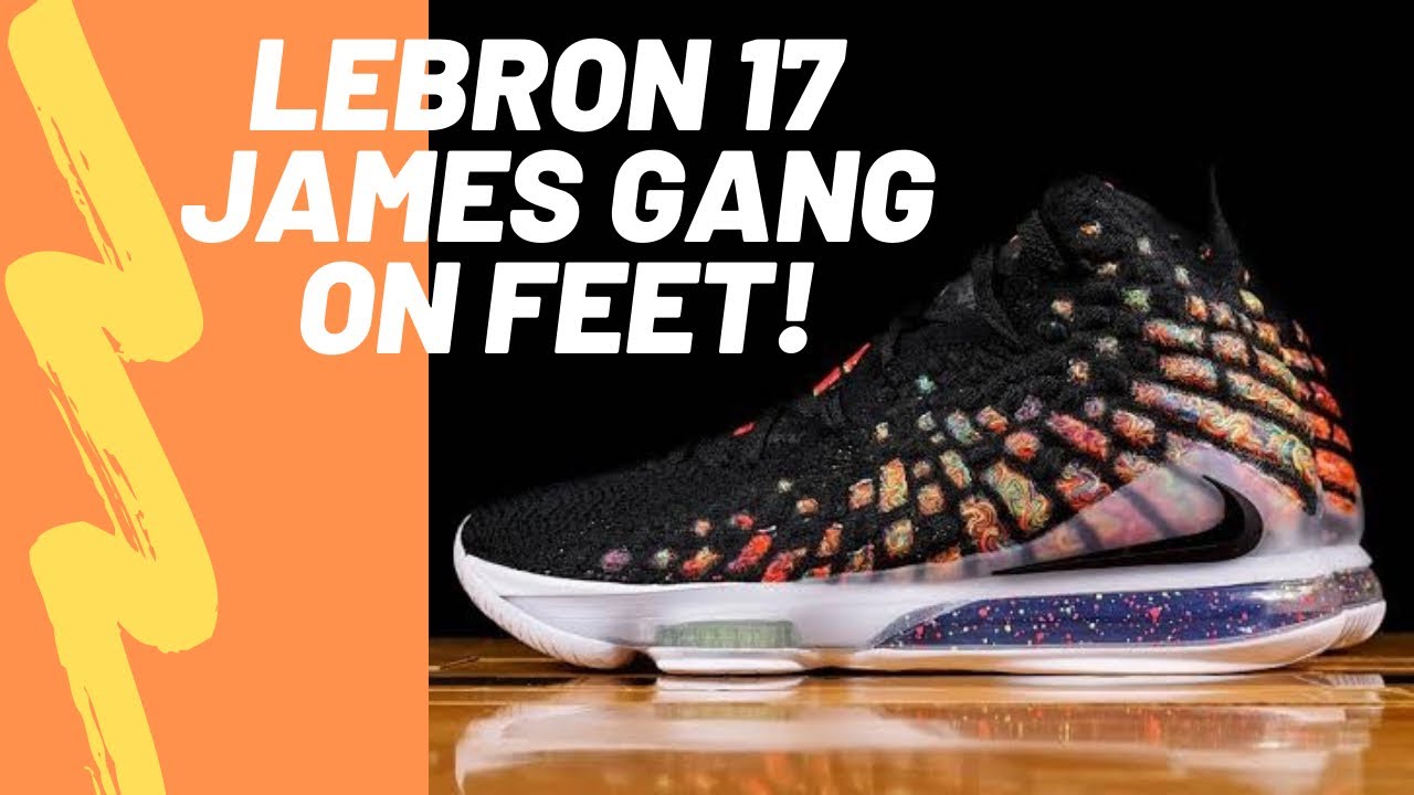 LeBron 17 James Gang on feet! Best colorway?