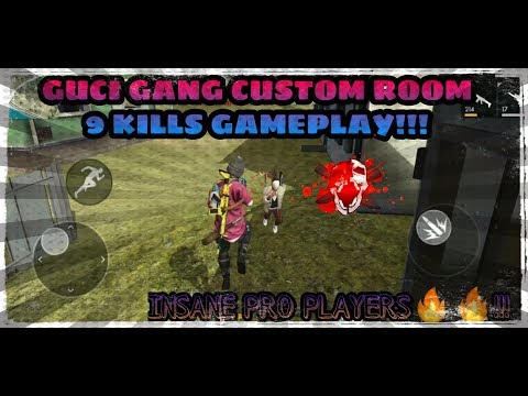GUCI GANG GUILD SOLO CUSTOM MATCH GAMEPLAY !! Gamingwithrakesh !! Free Fire Battlegrounds !!!