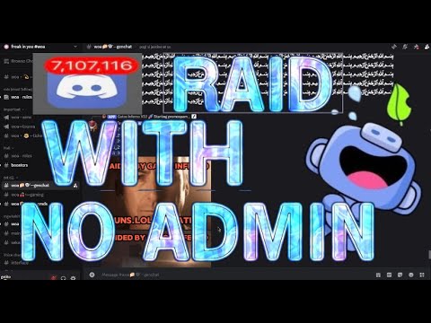 How to raid a discord servers with NO admin perms 2025