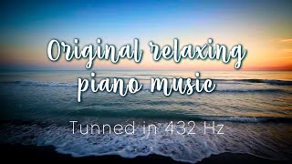 432 Hz Frequency | Relaxing piano music with sound of ocean and birds. | Romantic piano