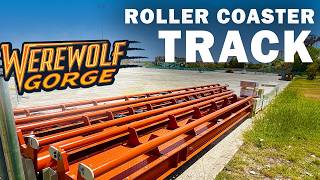 Werewolf Gorge TRACK ARRIVES At Six Flags Fiesta Texas