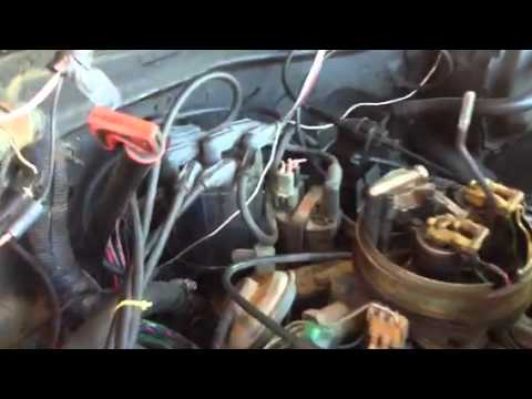 How to install tack meter in Chevy 350 throttle body ... 94 corvette radio wiring diagram 