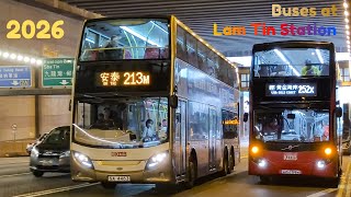 Buses in Lam Tin Station, Hong Kong 2026