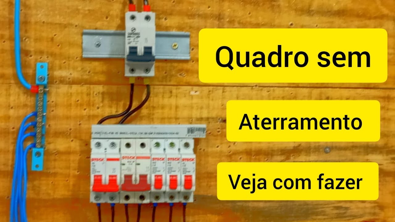 Quadro sem Aterramento Veja com Fazer sem Quebrar Paredes