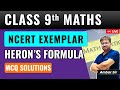Heron's Formula Class 09 | NCERT Exemplar MCQ Exercise Solutions | Full Explanation for Exam