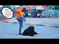 Muslim lady harrased for praying in public what happened next is shocking emotional