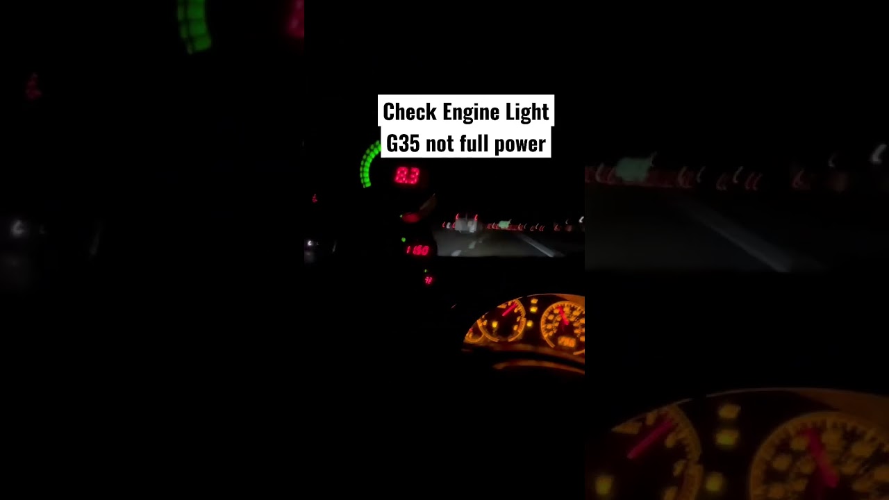 Boosted G35 in limp mode 😞 