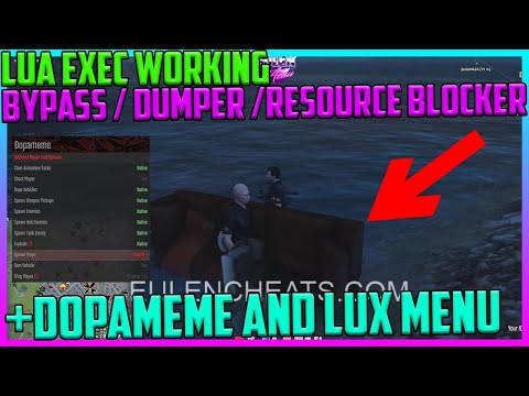 FiveM Lua exec working + Premium Lua menu *Dopamine & Lux* | Dumper | Resource Blocker | EulenCheats