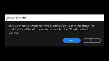 Scratch Disk Error problem solve।। Adobe Premier Pro problem solve