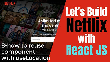 🔴 How to Build a NETFLIX Clone with REACT JS | reusing of component with router for beginners - #8