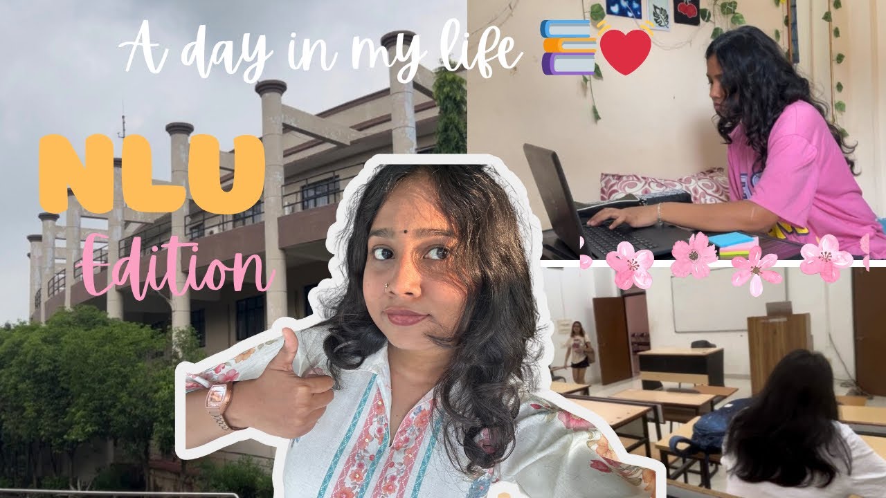 A day at HNLU, Raipur 💓📚 | study, hostel rooms, academic blocks, exam 🥵 