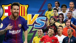 Messi VS Legends (Pele,Ronaldo, Maradona,Cruyff, Zidane, Ronaldinho...) | Part 2