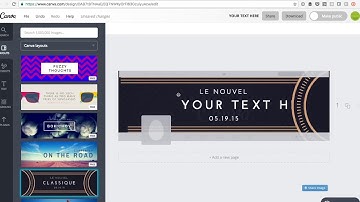 Design & upload a Twitter cover image