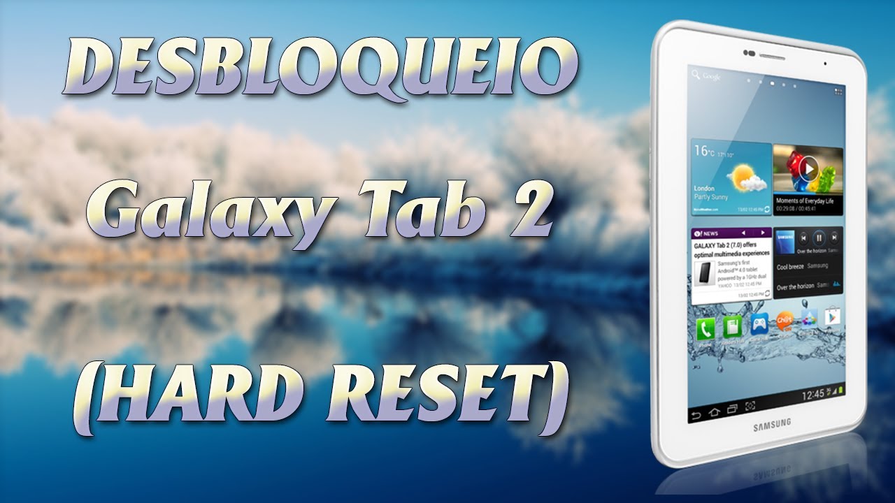 Samsung Galaxy Tab Reset