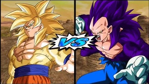 Goku SSJ 4 Mystic VS Vegeta Ultra Ego SSJ 4 Dragon Ball Z Budokai Tenkaichi 3 (Mod)