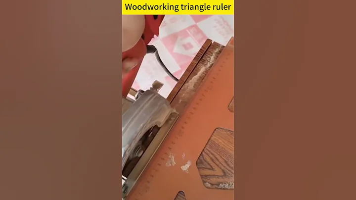 Woodworking triangle ruler video 1Woodworking triangular ruler