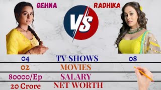 Shena Jain VS Krutika Desai Comparison 2021 | Saath Nibhaana Saathiya 2 Gehna VS Radhika Comparison