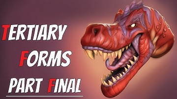 T Rex Sculpting Tertiary Details - Final Part
