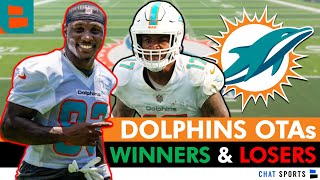Miami Dolphins OTAs Winners And Losers Ft. Jaylen Waddle, Malik Washington & Channing Tindall