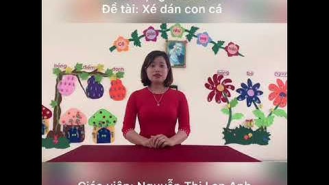 Tạo hình: Đề tài xé dán con cá
