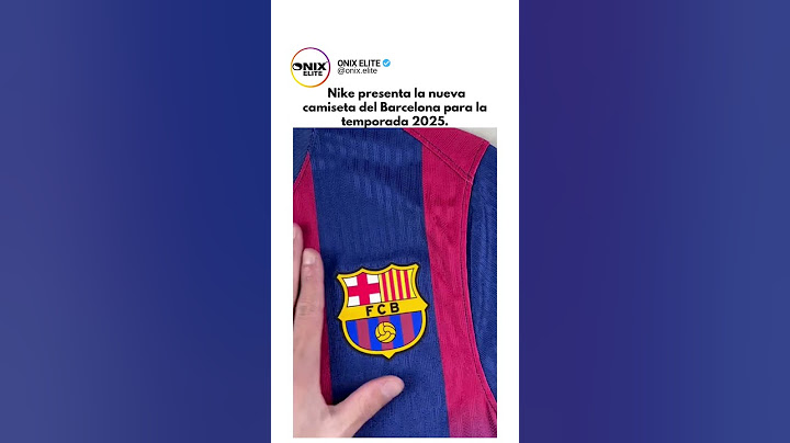 Nike presenta la nueva camiseta del Barcelona para la temporada 2025.